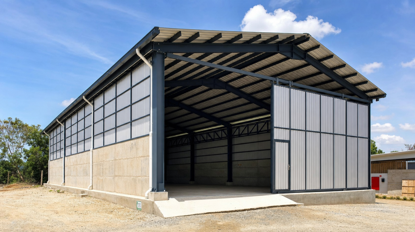 Bodega XL 1200 m2 con puente grua